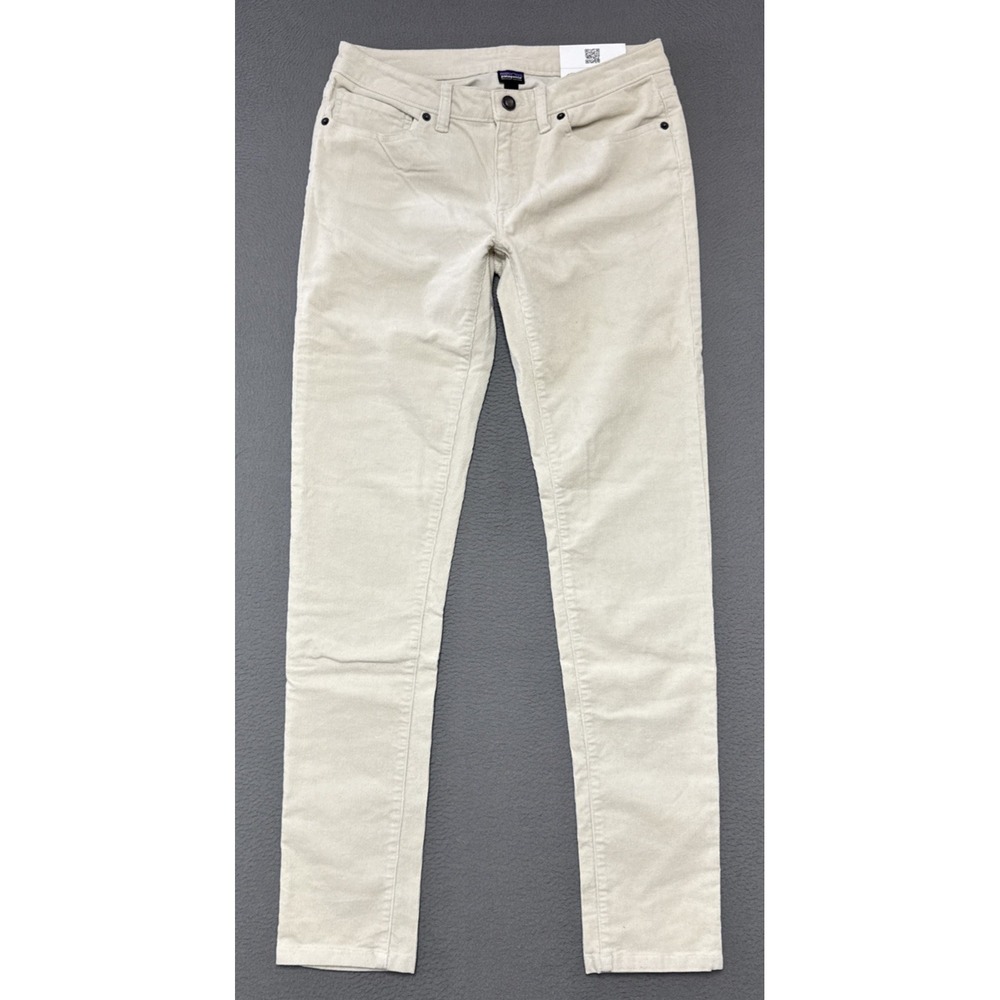 Patagonia Womens Organic Cotton Fitted Corduroy Pants Slim Low Stretch Sz 29x32